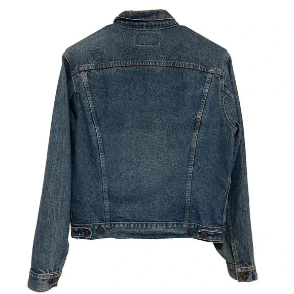 Vtg Levi's 71506 Type III Trucker Denim Jckt Men's 44L Brown Patch USA Big &Tall - Picture 7 of 10